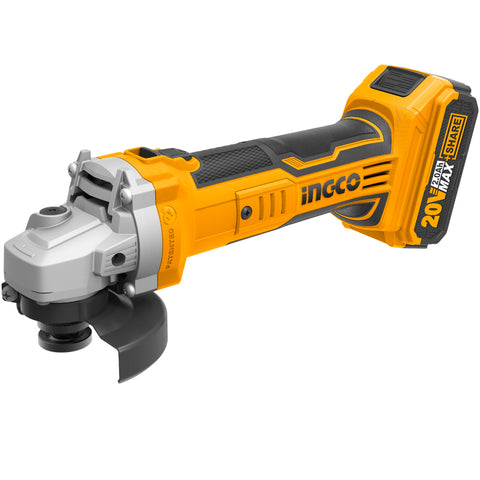 Акумулаторен безчетков ъглошлайф INGCO Industrial, Ø115 mm, 20 V , без батерия, CAGLI1151