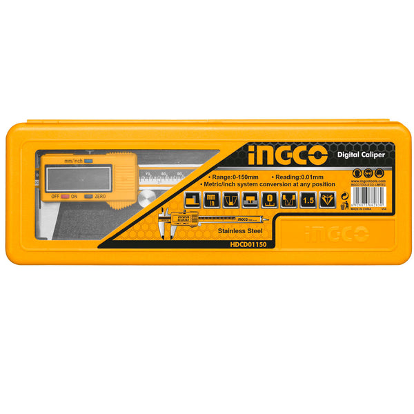 Дигитален шублер INGCO, 150 мм HDCD01150