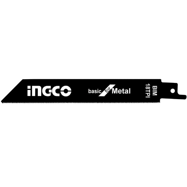 Нож за саблен трион INGCO, HSS, метал, 18TPI, 2 бр  SSB922EF